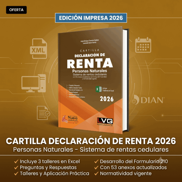 Cartilla Declaración de Renta 2026 Personas Naturales | Guía y Formulario 210