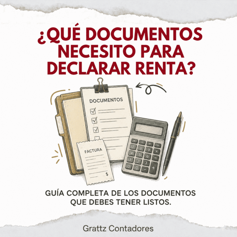 ¿Qué documentos necesito para declarar renta?